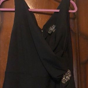 Evening dress.  Classic black!! Sliming look!